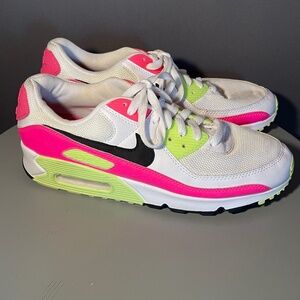 Nike Air Max 90 “Volt/Pink Blast” — Women’s Size 11